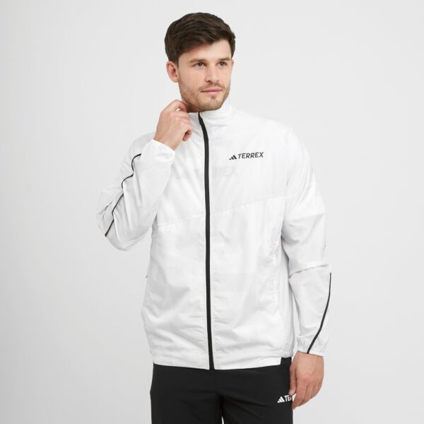 adidas Men's MT Print Wind Jacket, White