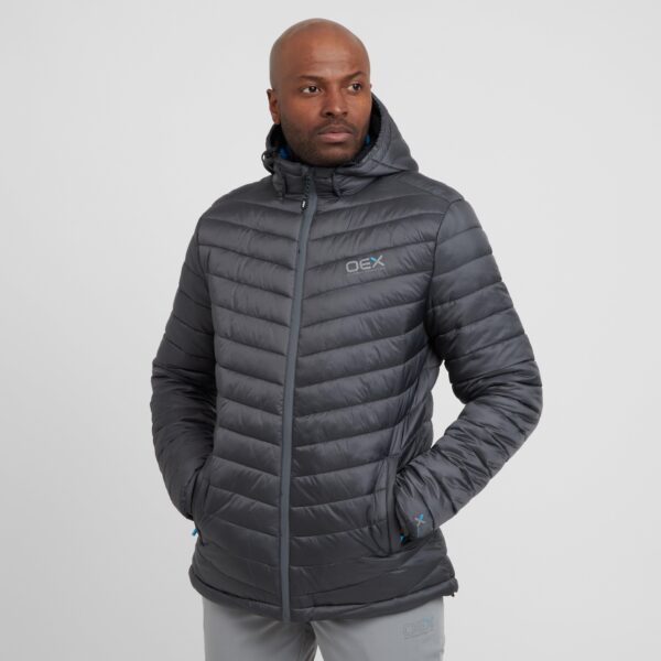 OEX BLUE Men's Murdos Insulated Jacket, Grey