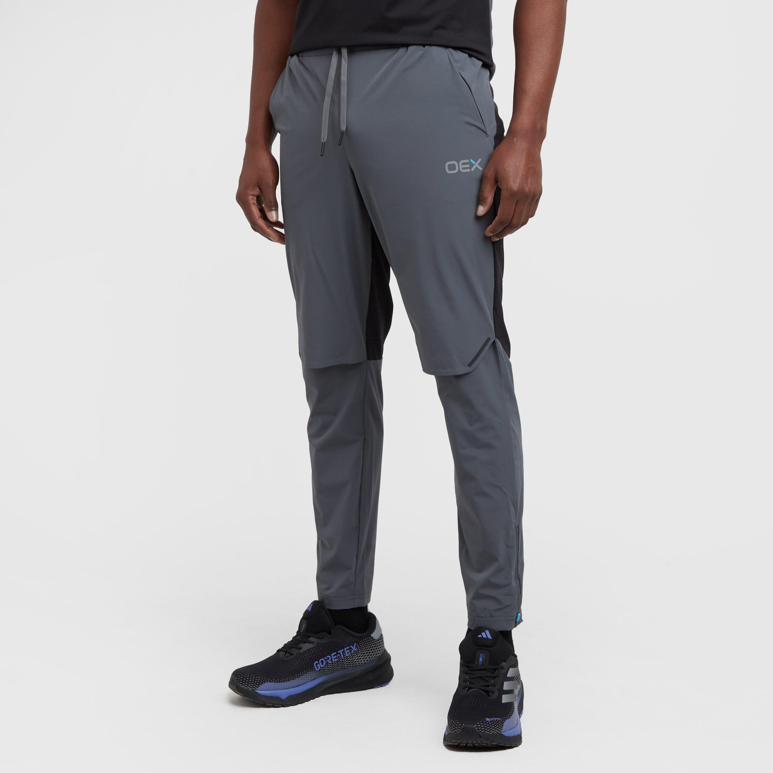 OEX BLUE Men's Peak Track Pants, Grey