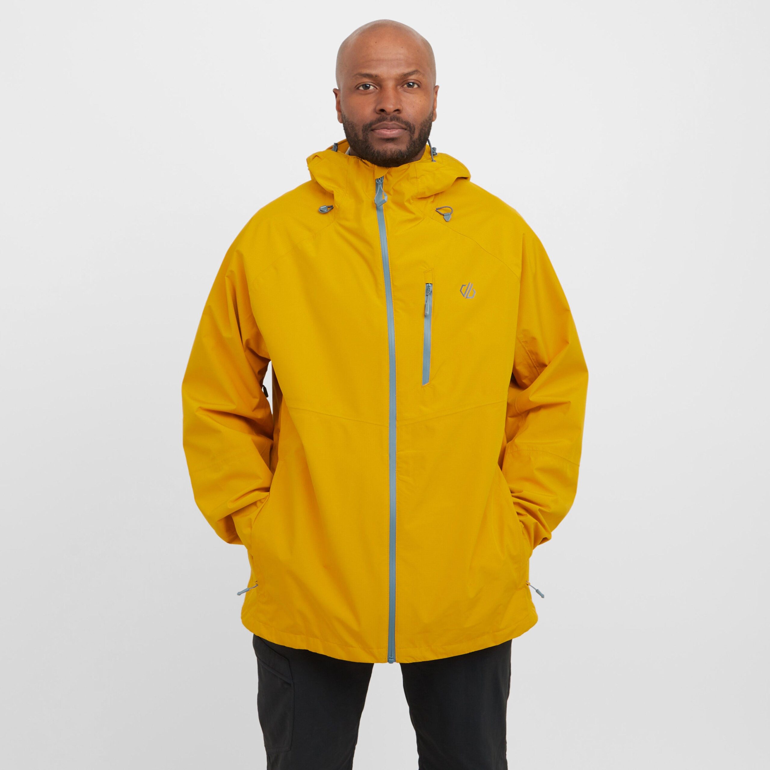 Dare 2B Men's Breathe Out Waterproof Jacket, Yellow