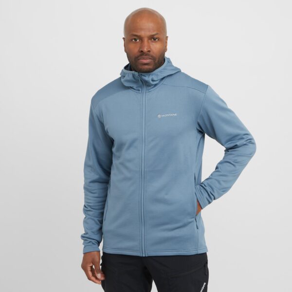 Montane Men's Protium Hooded Fleece Jacket, Blue