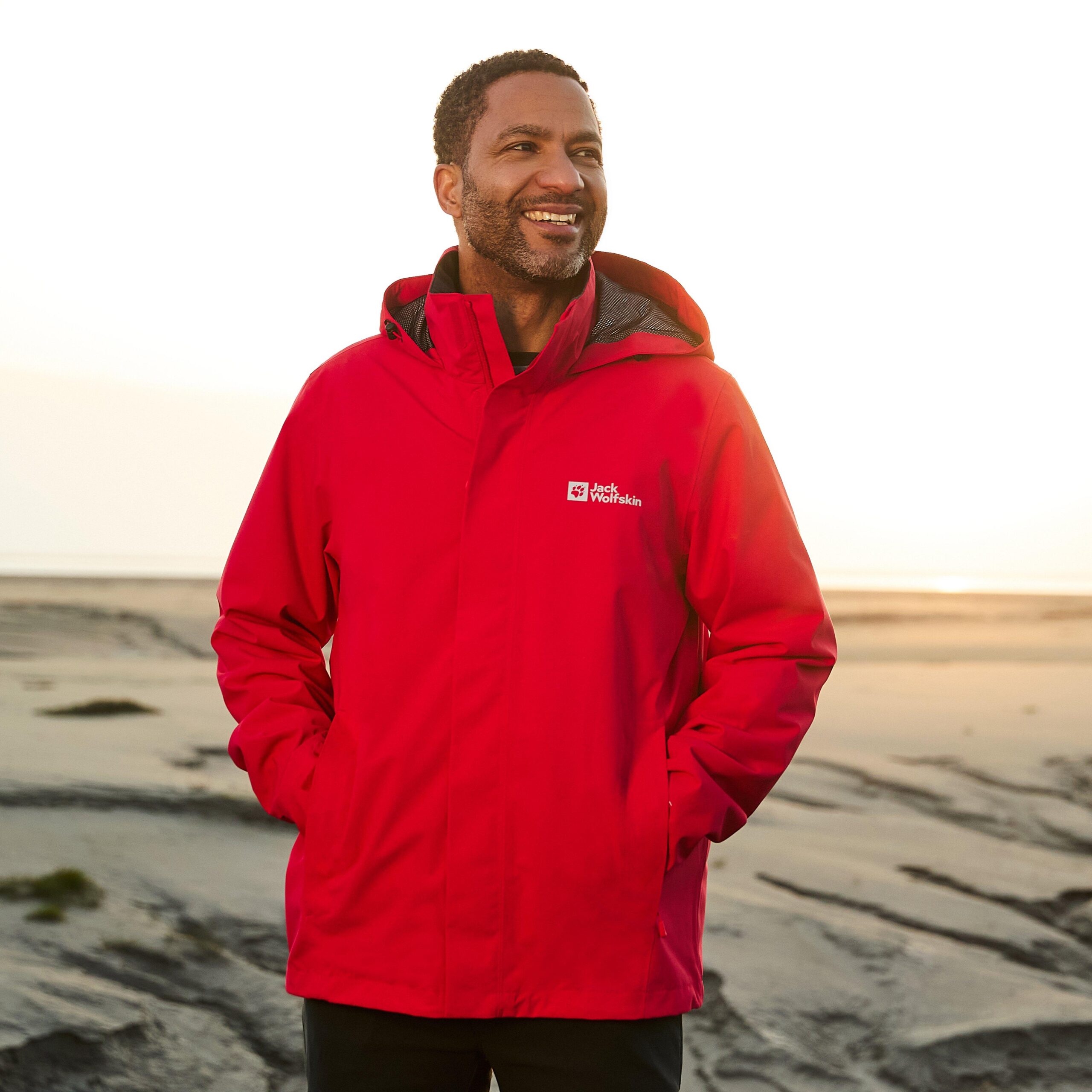 Jack Wolfskin Men's Trailtime 2L Jacket, Red