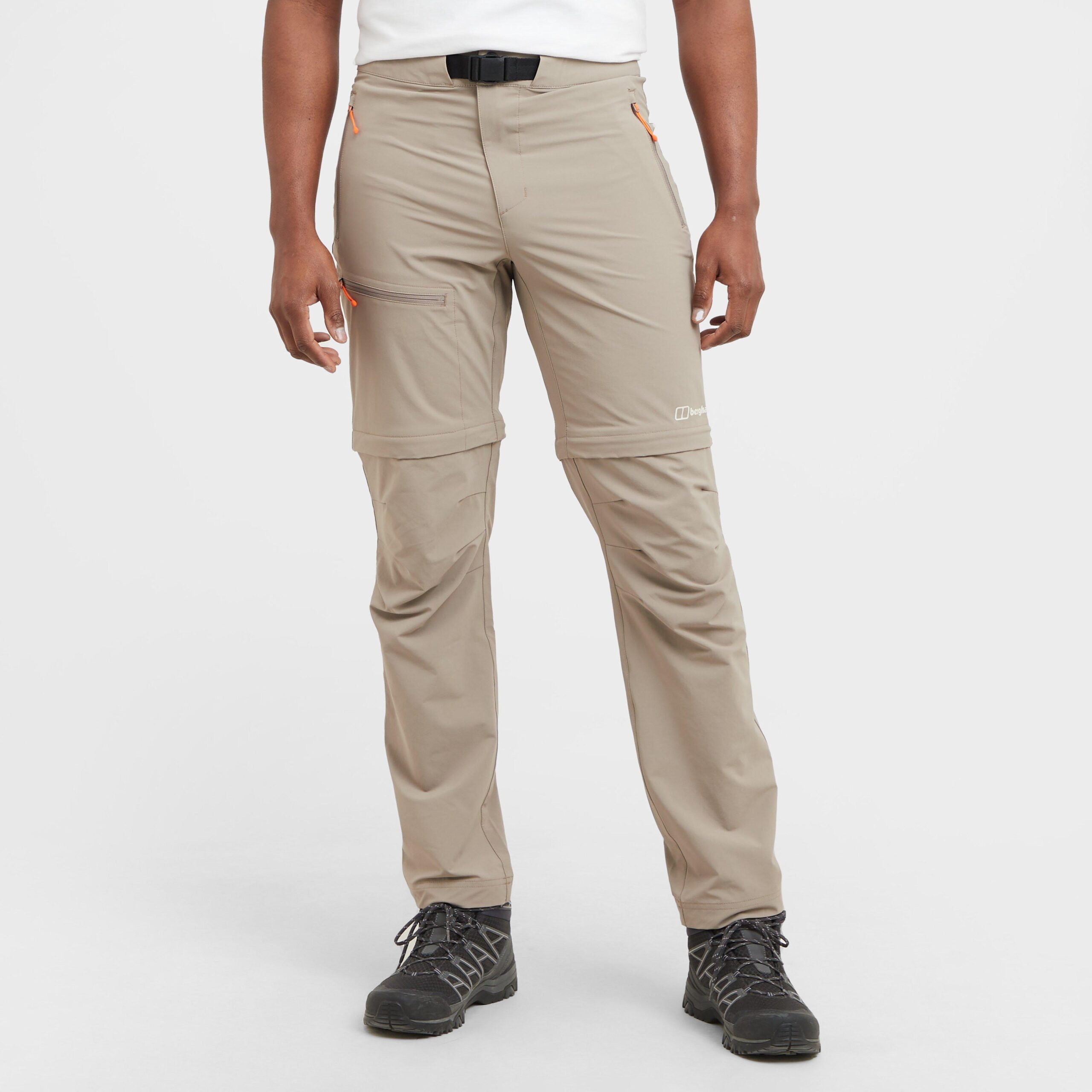 Berghaus Men's Trail-Explorer Zip Off Pant, Beige