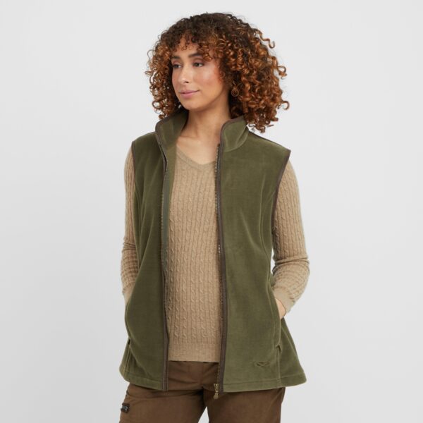 Hoggs of Fife Women's Stenton Fleece Gilet, Green