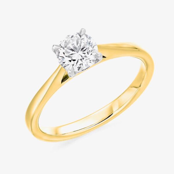 18ct Yellow Gold 0.70ct Brilliant Cut Diamond Solitaire Ring ENG23629MT N