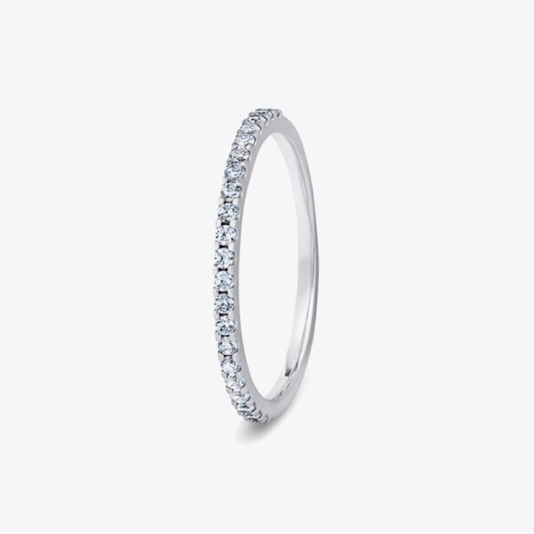 18ct White Gold 0.20ct Diamond Claw Set Eternity Ring RMW-150-050-020-18W M