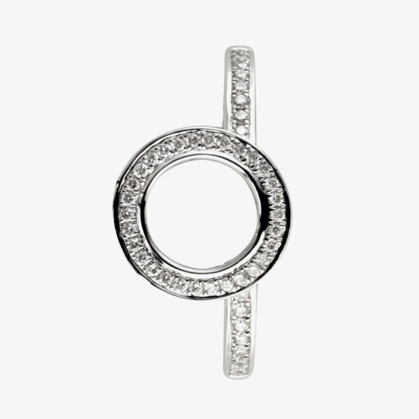18ct White Gold Diamond Ring Enhancer DSWR79-4.0 18W L
