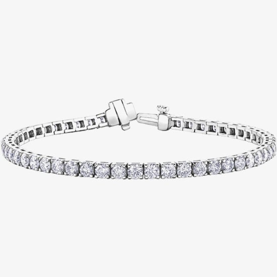9ct White Gold 5.00ct Diamond Tennis Bracelet BR977WG/5-10