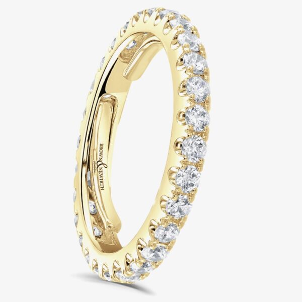 Brown & Newirth Evolution 18ct Yellow Gold 1.50ct Diamond Full Eternity Ring ET1023 18Y Q