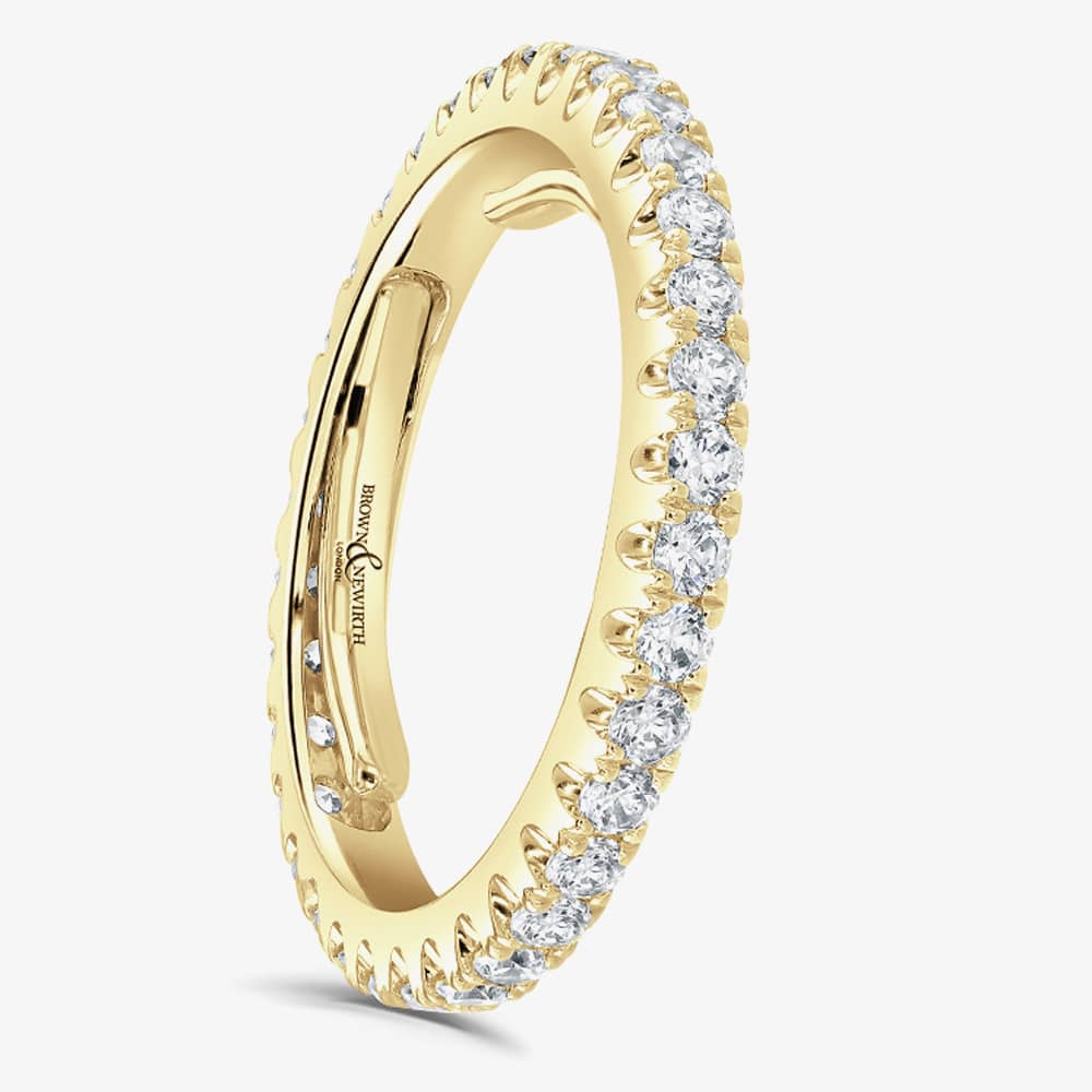 Brown & Newirth Evolution 18ct Yellow Gold 1.00ct Diamond Full Eternity Ring ET1022 18Y M