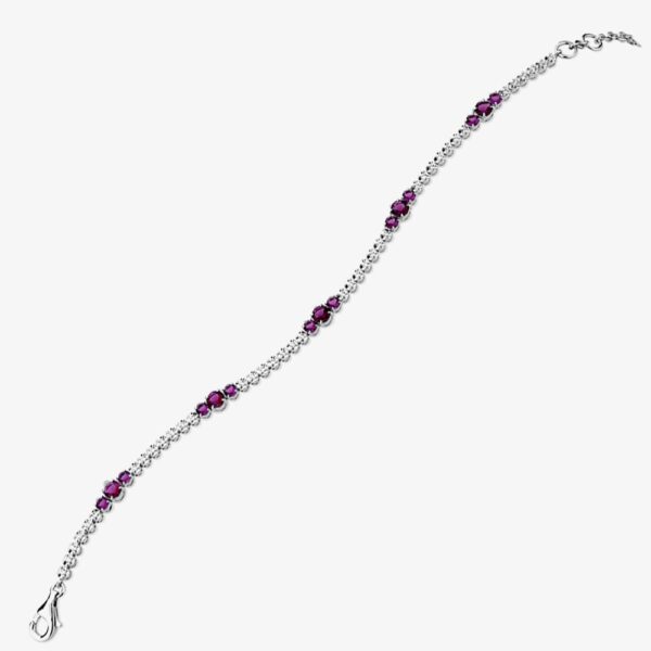 18ct White Gold Ruby & Diamond Fancy Bracelet HSB1062(RU)