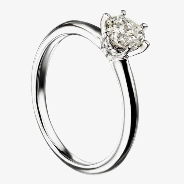 Mastercut Simplicity Six Claw 18ct White Gold 0.30ct Diamond Solitaire Ring C12RG001 030W