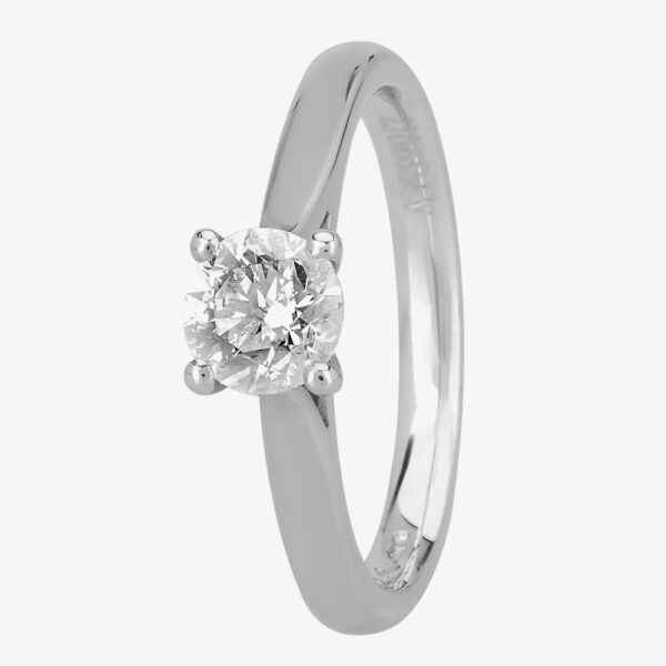 Signature Collection Platinum GIA Certificated Four Claw Diamond Solitaire Ring RI-2016(0.60CT PLUS)-F/VS1/0.60ct
