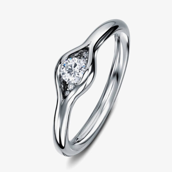 Geoghegan Revealing Platinum & Diamond 0.23ct Tension Set Solitaire Ring RLG1/P