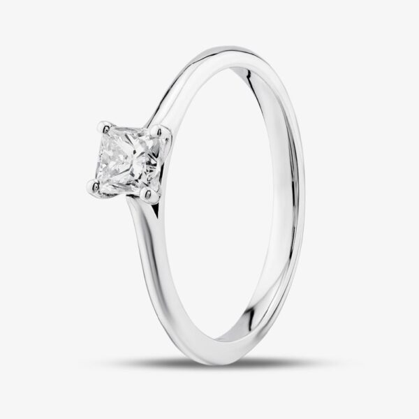 1888 Collection 1888 Collection Platinum Certificated 0.50ct Princess Cut Diamond Solitaire Ring RI-2022(.50CT PLUS)