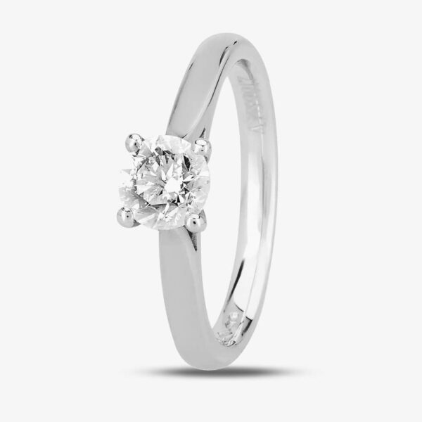 1888 Collection Platinum 0.70ct Brilliant-Cut Classic Diamond Ring RI-2016(.70CT PLUS) H/SI2/0.70ct