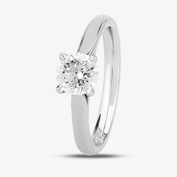 1888 Collection Platinum 0.90ct Brilliant-Cut Classic Diamond Ring RI-2016(.90CT PLUS) H/SI1/0.90ct
