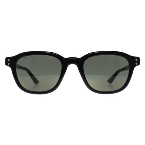 Gucci Square Mens Shiny Black Grey GG1892S - One Size