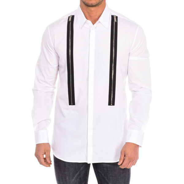 Dsquared2 Mens Long sleeve shirt S71DM0458-S36275 man - White - Size IT 48 (Mens)