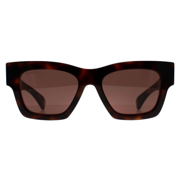 Gucci Square Womens Havana Brown GG1835S - One Size