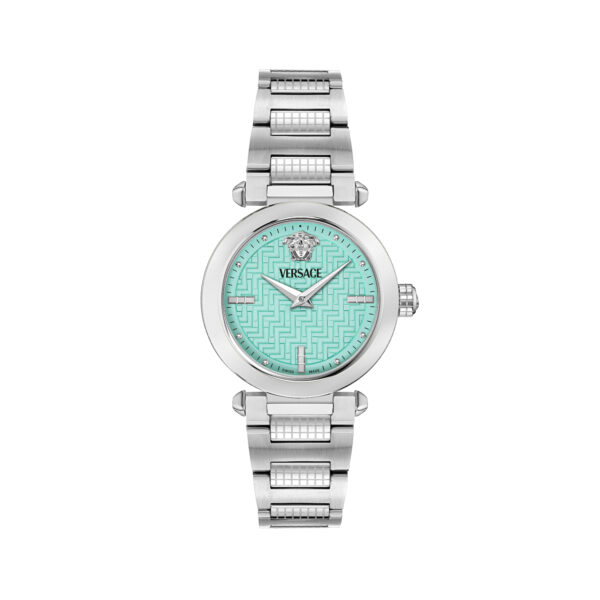Versace Greek Womens Silver Watch VE5B00225 Stainless Steel - One Size