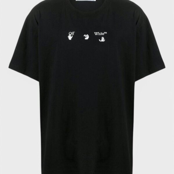 Off-White Mens Mad Cat T-Shirt Black/Green - Size X-Small