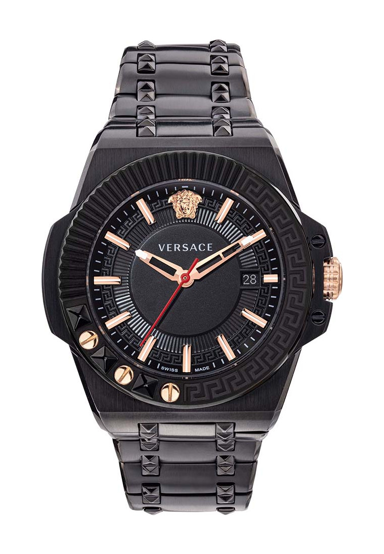 Versace VEDY00719 Mens Chain Reaction Watch - Black - One Size