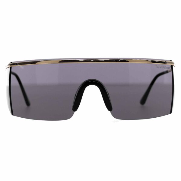 Tom Ford Pre-owned Mens Tom Pavlos Shield Sunglasses in Black Metal - Grey - One Size