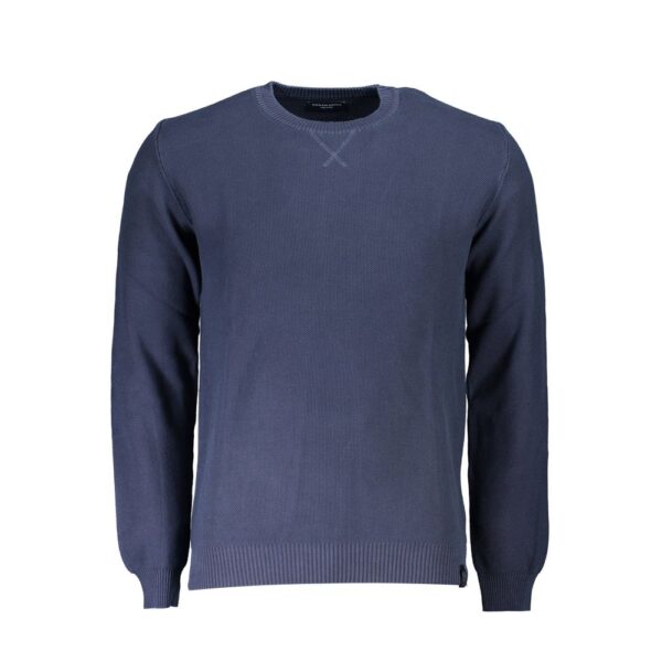 North Sails Mens Crewneck Waffle Knit Sweater - Purple Cotton - Size Small