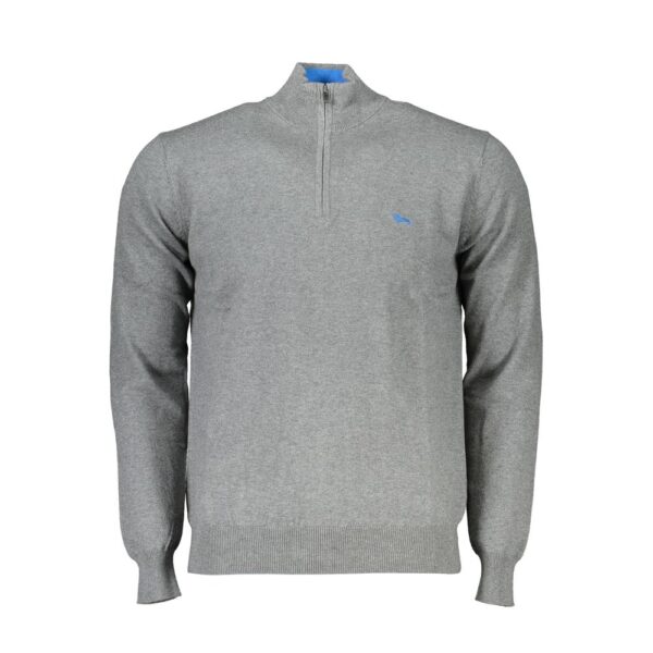 Harmont & Blaine Mens Half Zip Knit Sweater Grey Cotton - Size 2XL