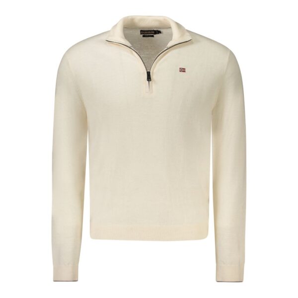 Napapijri Mens Lampo Pullover - Ivory Wool - Size 3XL
