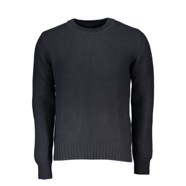 North Sails Mens Waffle Knit Crewneck Sweater - Dark Grey Cotton - Size 3XL