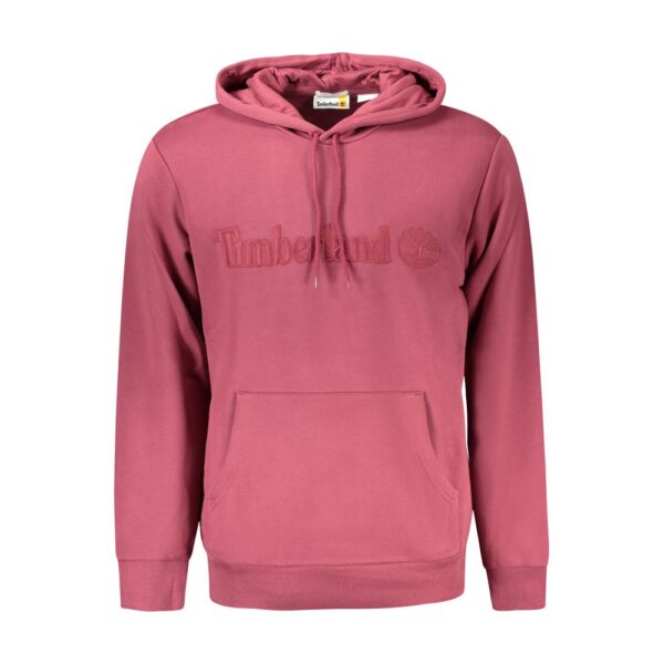 Timberland Mens Hoodie Embroidered Logo Tb0a2kw5 - Poppy Cotton - Size X-Large