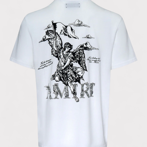 Amiri Mens MA Angels Tee White - Size Small
