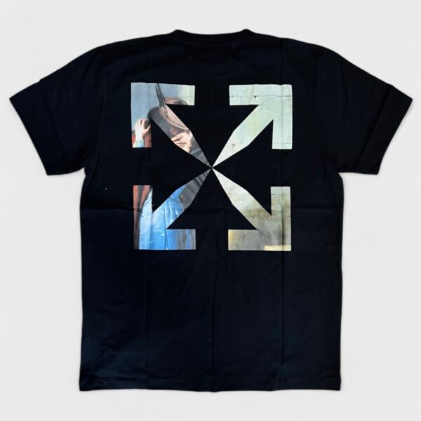 Off-White Mens Arrow Slim T-Shirt Black Francesco Hayez - Size Large