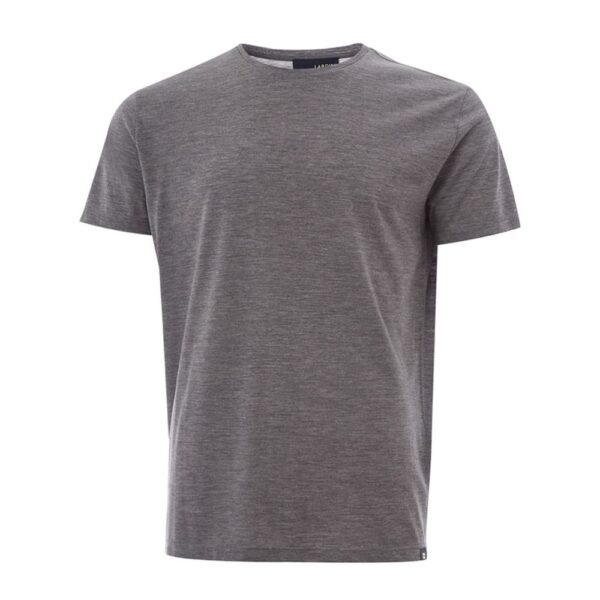 Lardini Mens Crew Neck Tshirt Casual Style - Grey Wool - Size 2XL