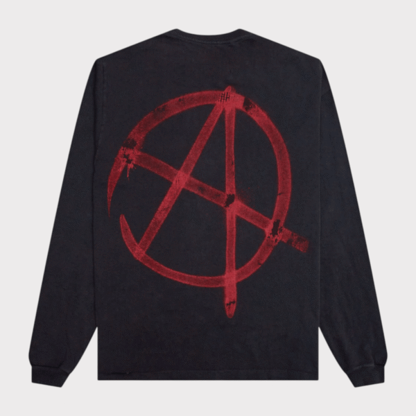 Gallery Dept Mens . Anarchy Ls Black - Size Medium