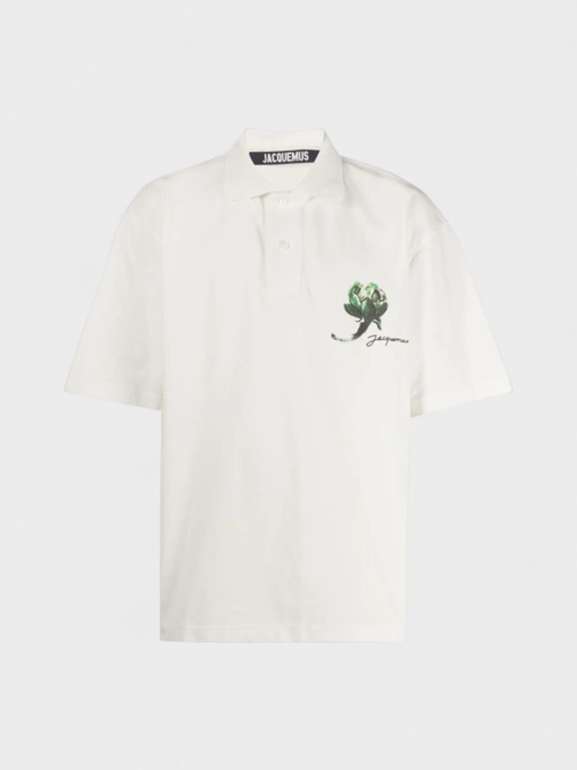 Jacquemus Mens Le Polo Mala White - Size Large