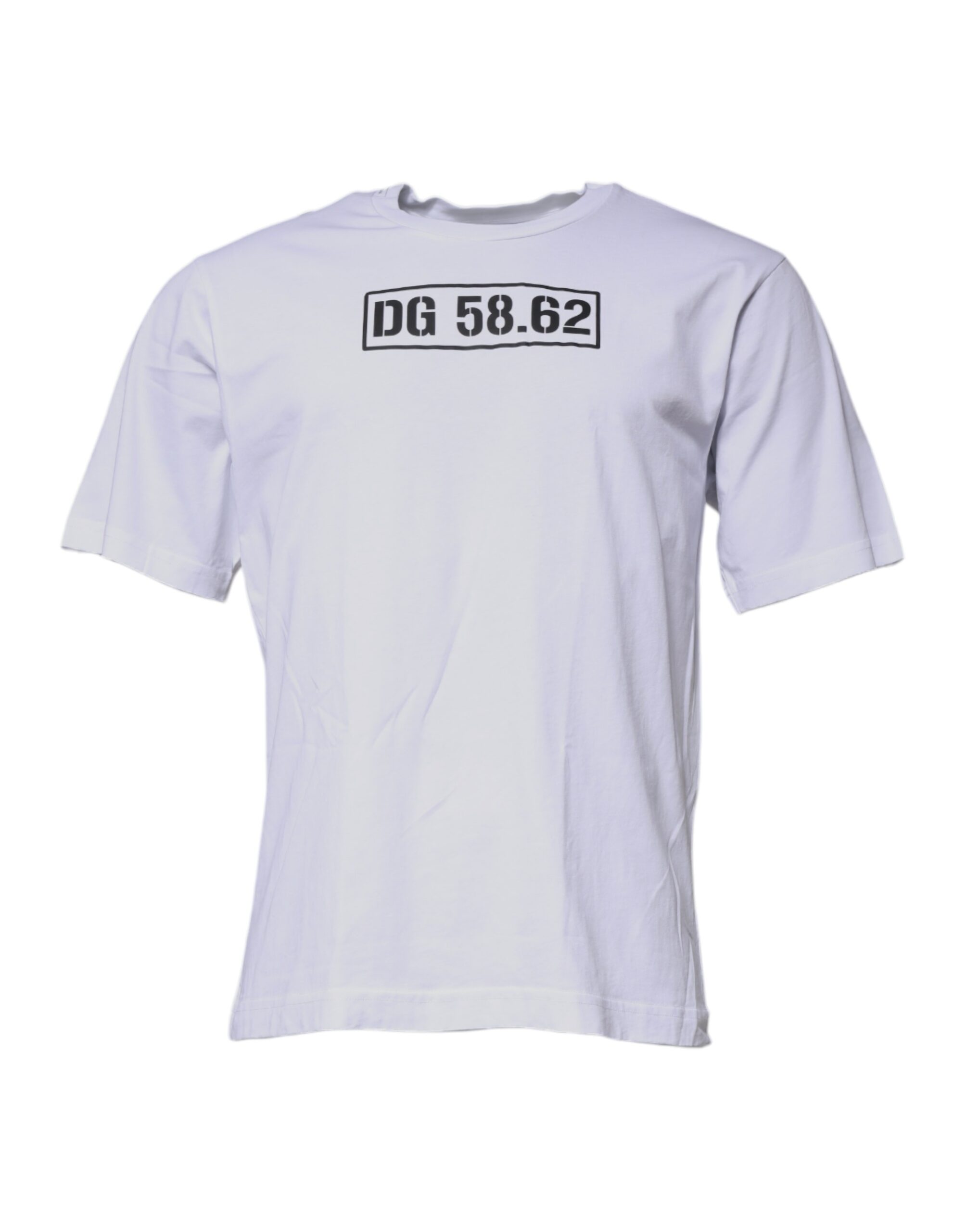 Dolce & Gabbana Mens Crew Neck Short Sleeve Tshirt Dg 5862 - Light Blue Cotton - Size EU 44 (Mens)