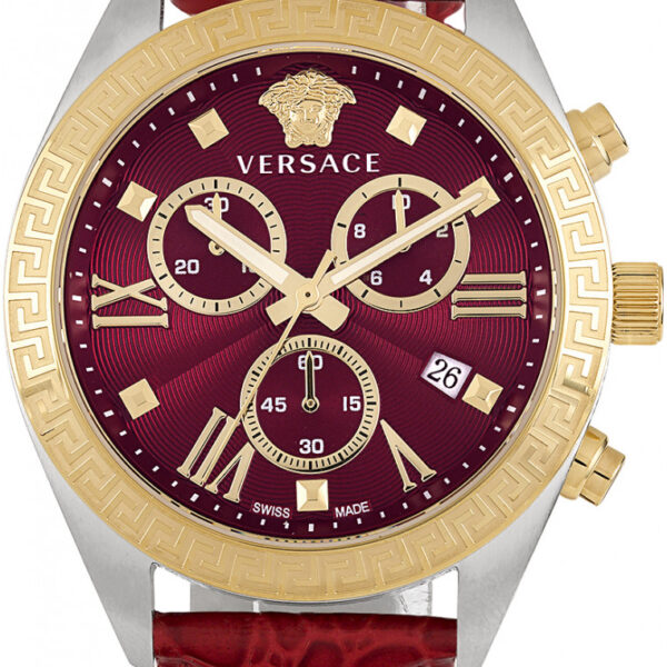Versace Womens VEOX00222 Ladies Greca Watch - Silver - One Size