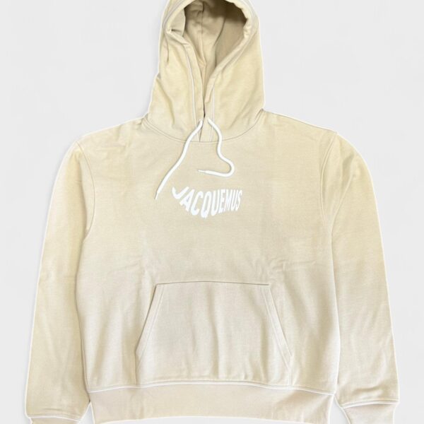 Jacquemus Mens Le Sweatshirt Vague Beige - Size X-Large