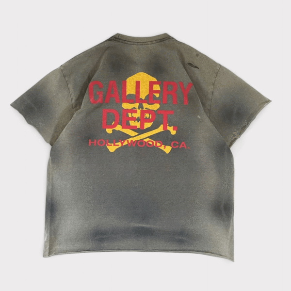 Gallery Dept Mens . Zip Tee Black - Size Small