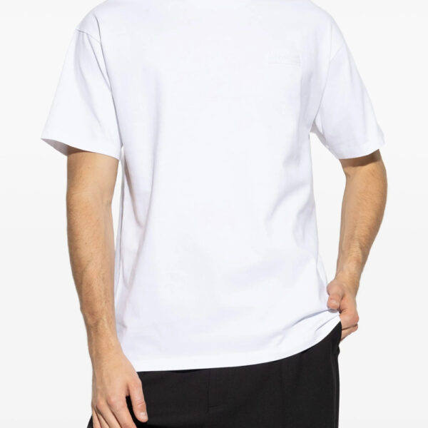 Givenchy Mens Logo Patch T-Shirt in White Cotton - Size Large