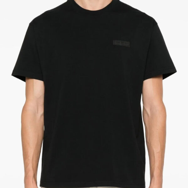 Givenchy Mens Logo Patch T-Shirt in Black Cotton - Size 2XL