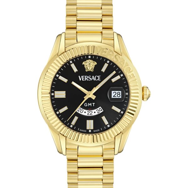 Versace Apodis Mens Gold Watch VE0U00625 Stainless Steel - One Size
