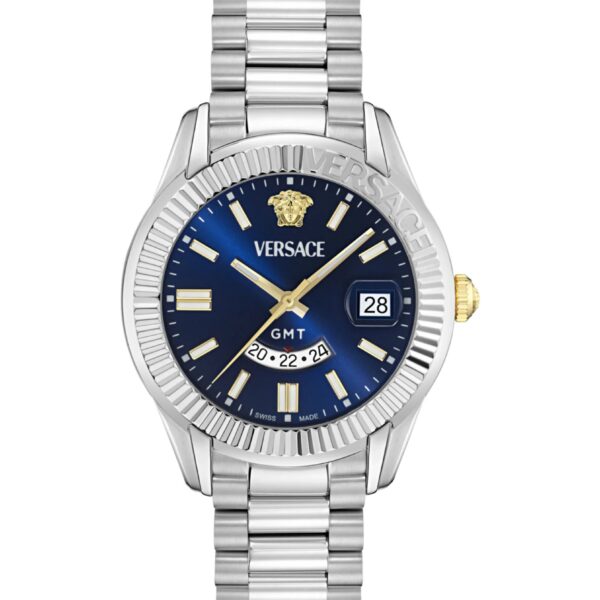 Versace Apodis Mens Silver Watch VE0U00125 Stainless Steel - One Size