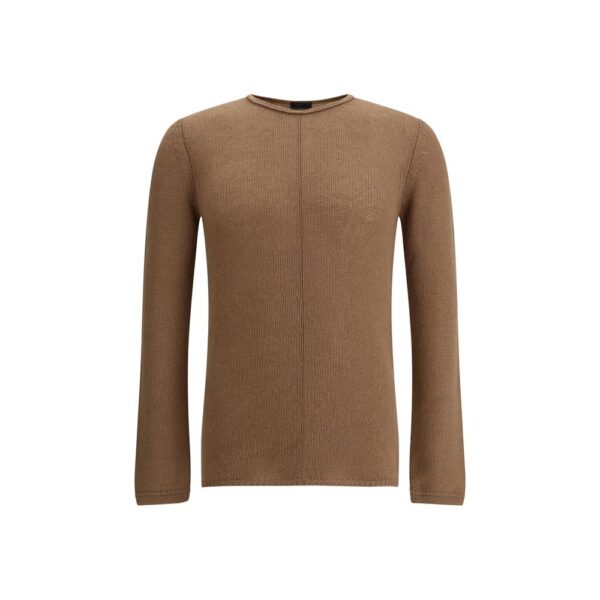 Prada Mens Cashmere Crew Neck Sweater - Tan - Size EU 50 (Mens)