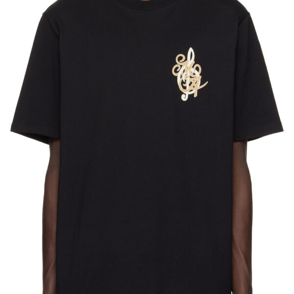 Amiri Mens Jazz Band T-Shirt in Black Cotton - Size Large