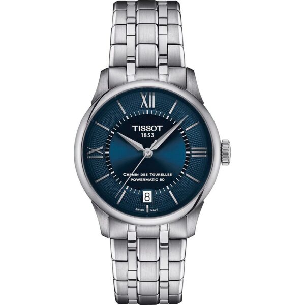 Tissot Chemin Des Tourelles Powermatic 80 Womens Silver Watch T1392071104800 Stainless Steel - One Size