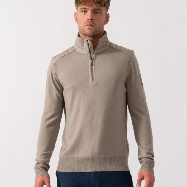 Belstaff Mens Kilmington Jumper in Sage Green Wool - Size X-Large